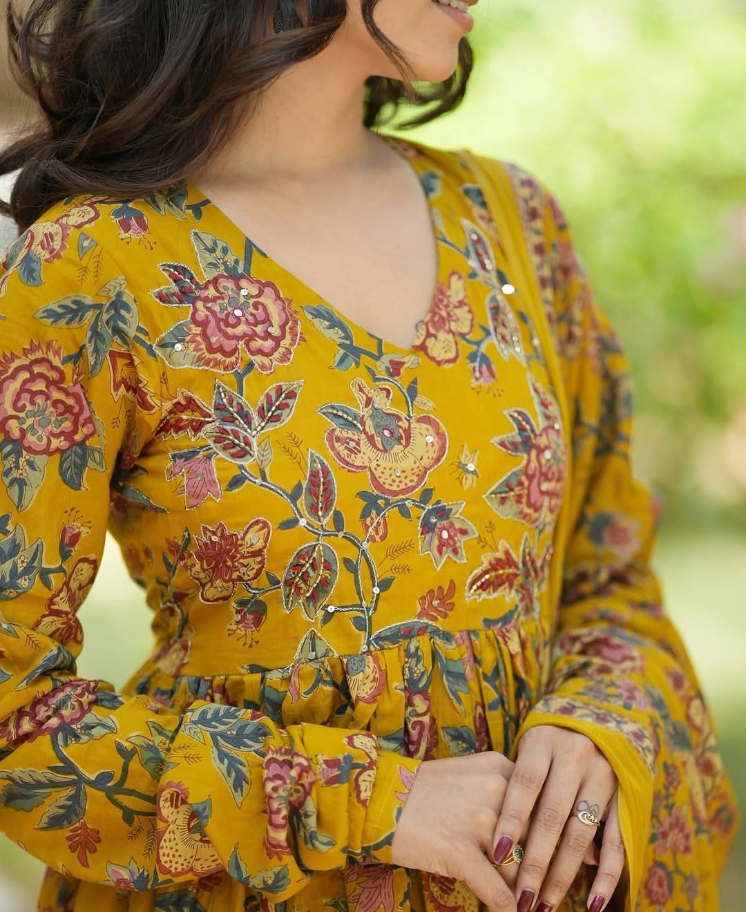 Pure Cotton Printed Kurta Set with Mul Cotton Dupatta